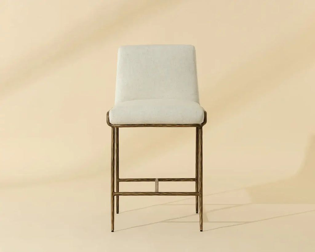 SUNPAN LATHAN COUNTER STOOL - GERALT LINEN 112314