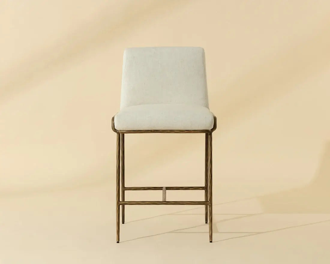 SUNPAN LATHAN COUNTER STOOL - GERALT LINEN 112314