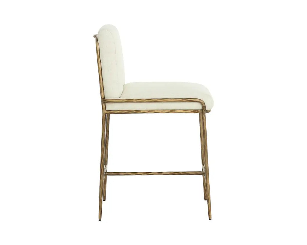 SUNPAN LATHAN COUNTER STOOL - GERALT LINEN 112314