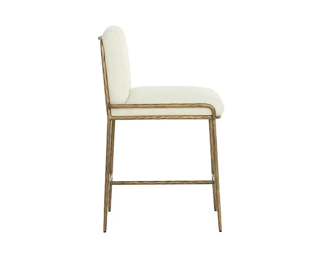SUNPAN LATHAN COUNTER STOOL - GERALT LINEN 112314