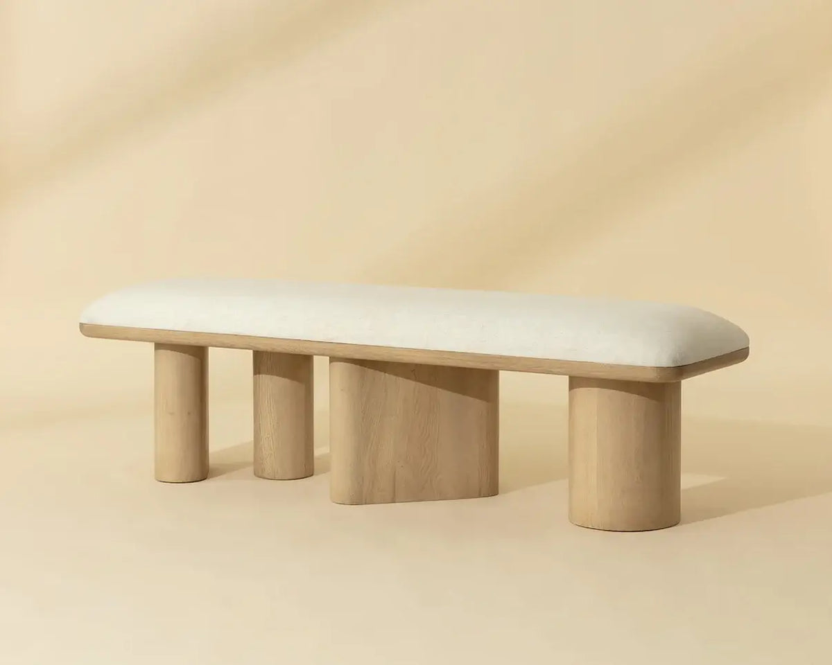 SUNPAN HIRO BENCH - LIGHT OAK 112354