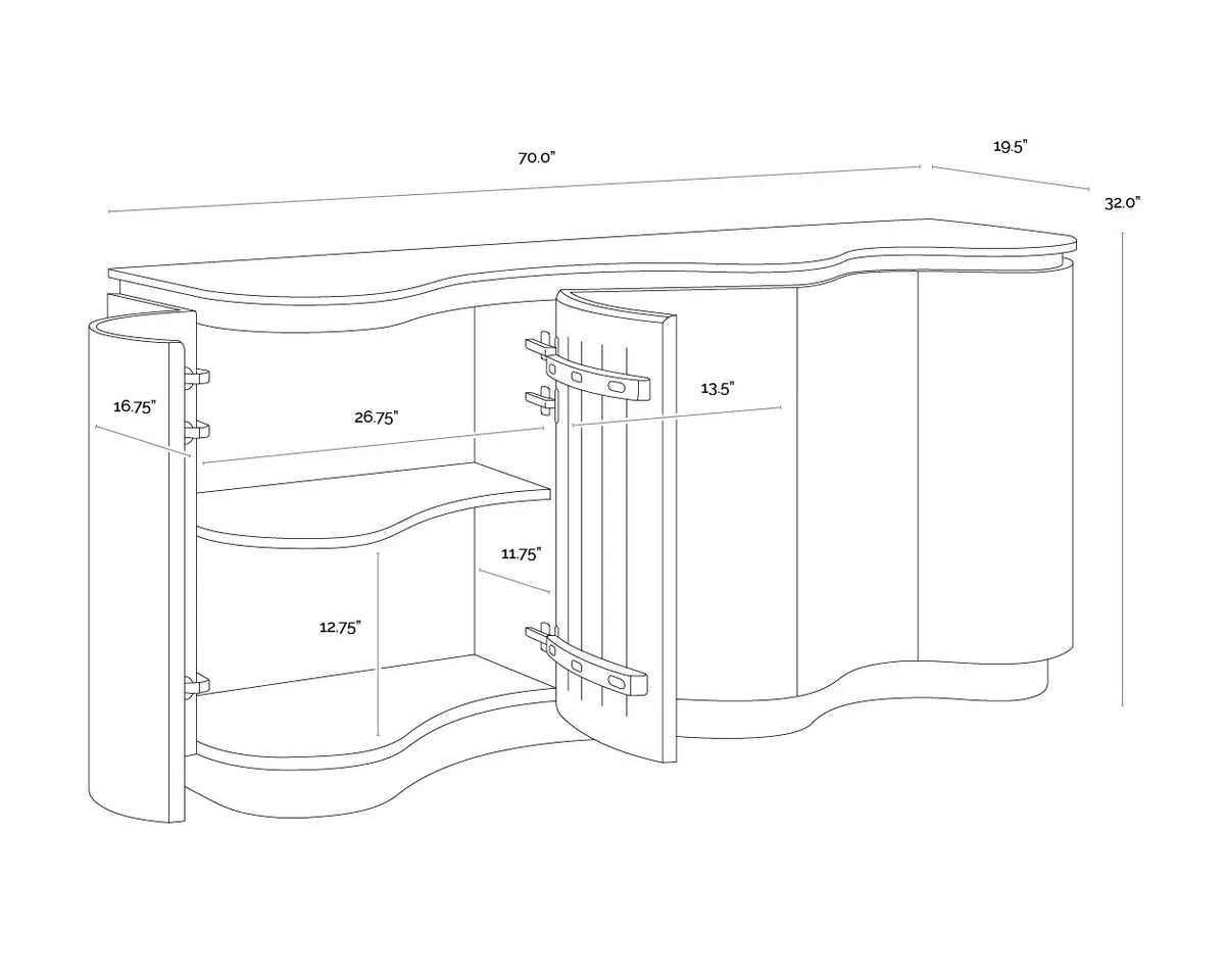 SUNPAN  FABLE SIDEBOARD 112360