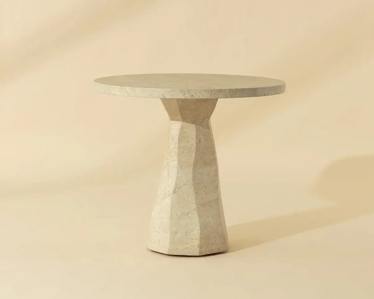 SUNPAN KLIFF BISTRO TABLE - TRAVERTINE LOOK - 34" 112371