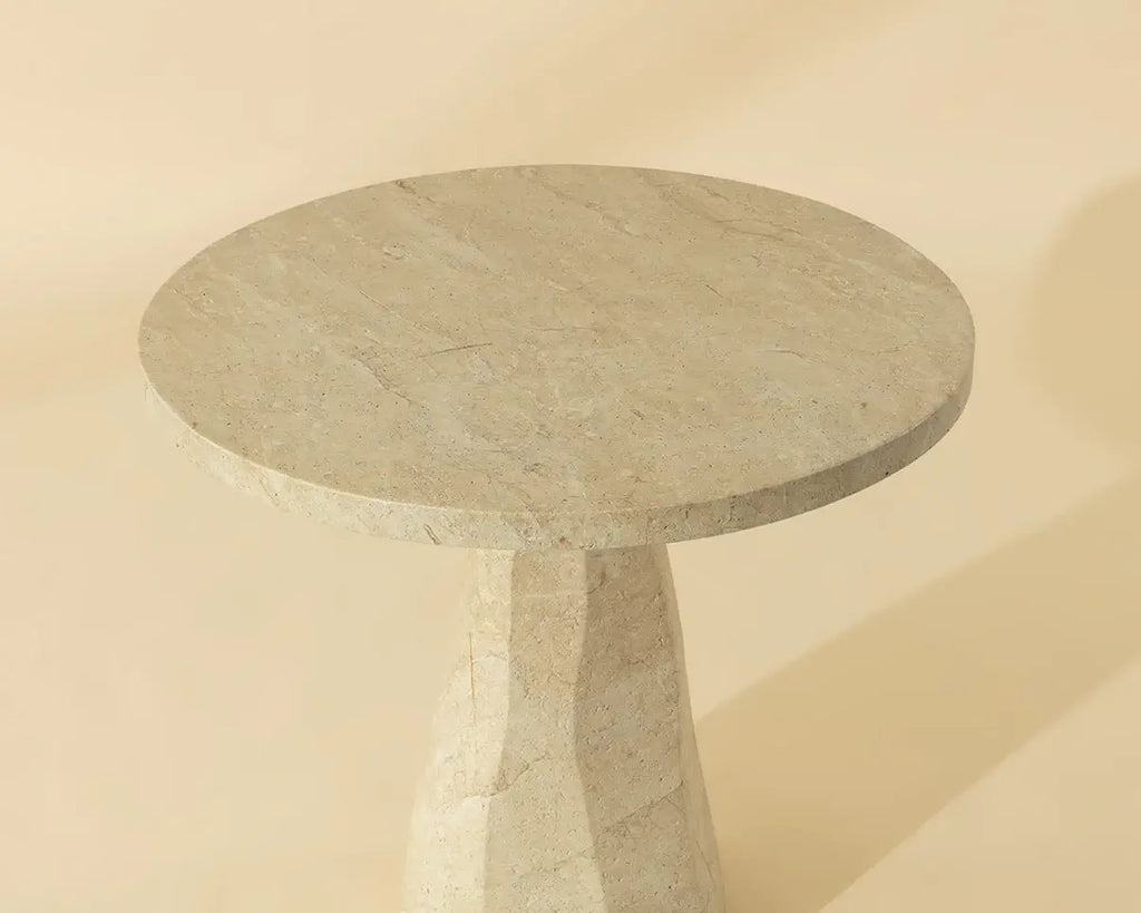SUNPAN KLIFF BISTRO TABLE - TRAVERTINE LOOK - 34" 112371