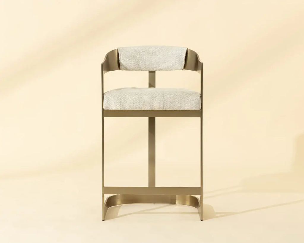 SUNPAN BEAUMONT COUNTER STOOL - RHEA LIGHT BARLEY 112400