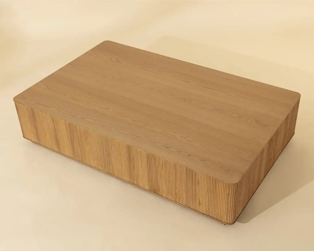 SUNPAN KALLA RECTANGULAR COFFEE TABLE - RUSTIC OAK 112407