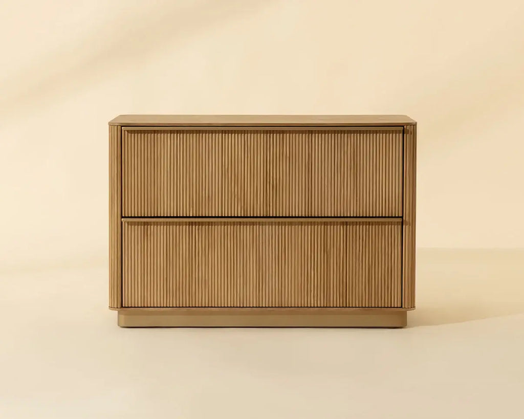 SUNPAN  KALLA NIGHTSTAND - LARGE - RUSTIC OAK 112408