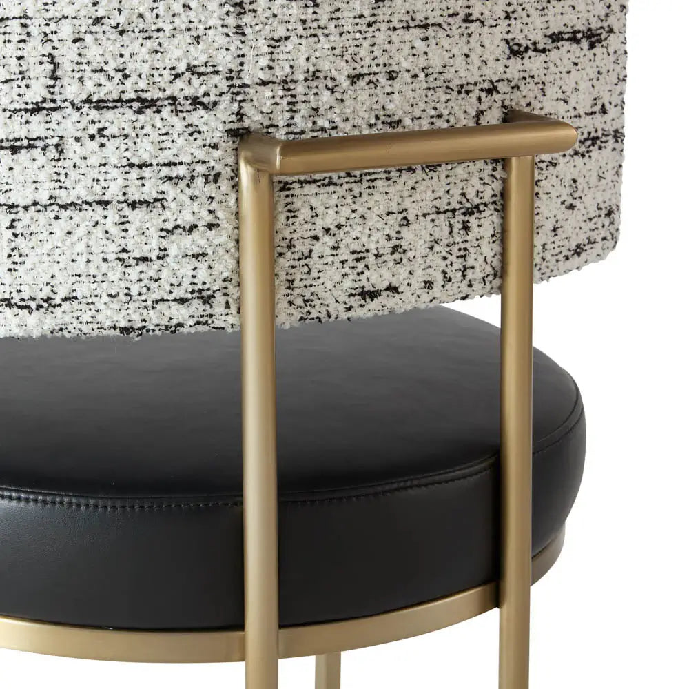 SUNPAN  LARISSA DINING CHAIR - BRAVO BLACK 112427