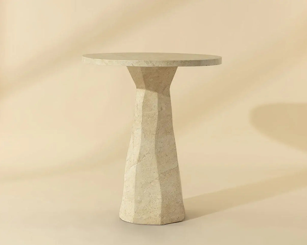 SUNPAN KLIFF BAR TABLE -TRAVERTINE LOOK - 34" 112488