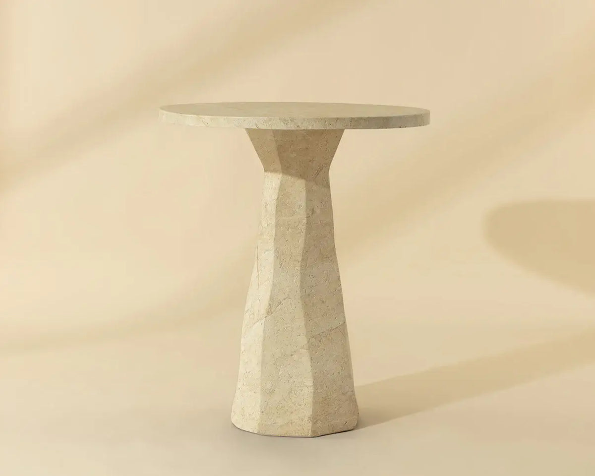 SUNPAN KLIFF BAR TABLE -TRAVERTINE LOOK - 34" 112488