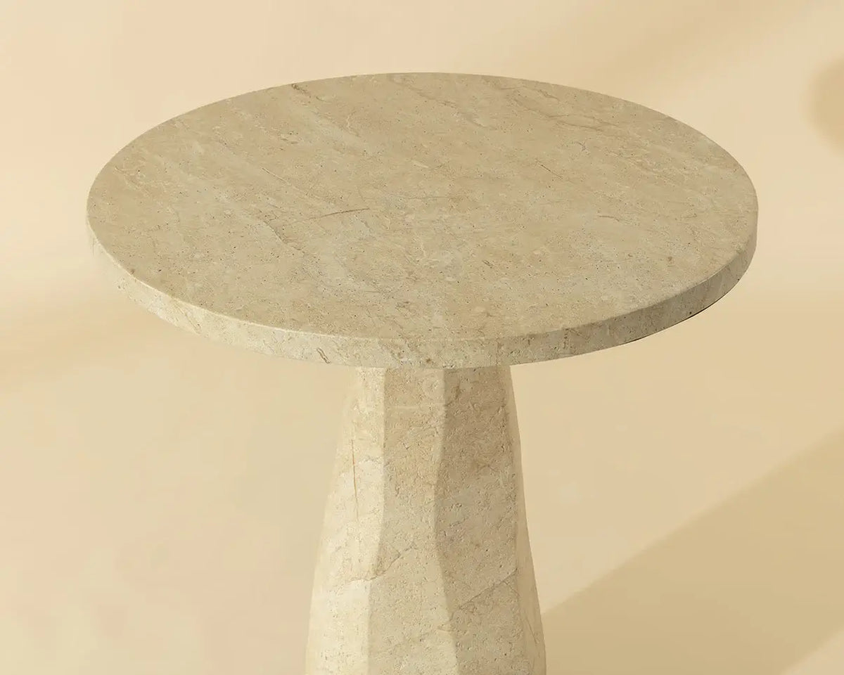 SUNPAN KLIFF BAR TABLE -TRAVERTINE LOOK - 34" 112488
