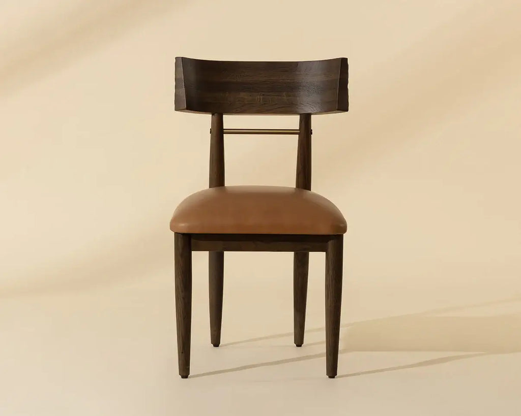 SUNPAN FLORIAN DINING CHAIR TAN SET OF TWO 112499