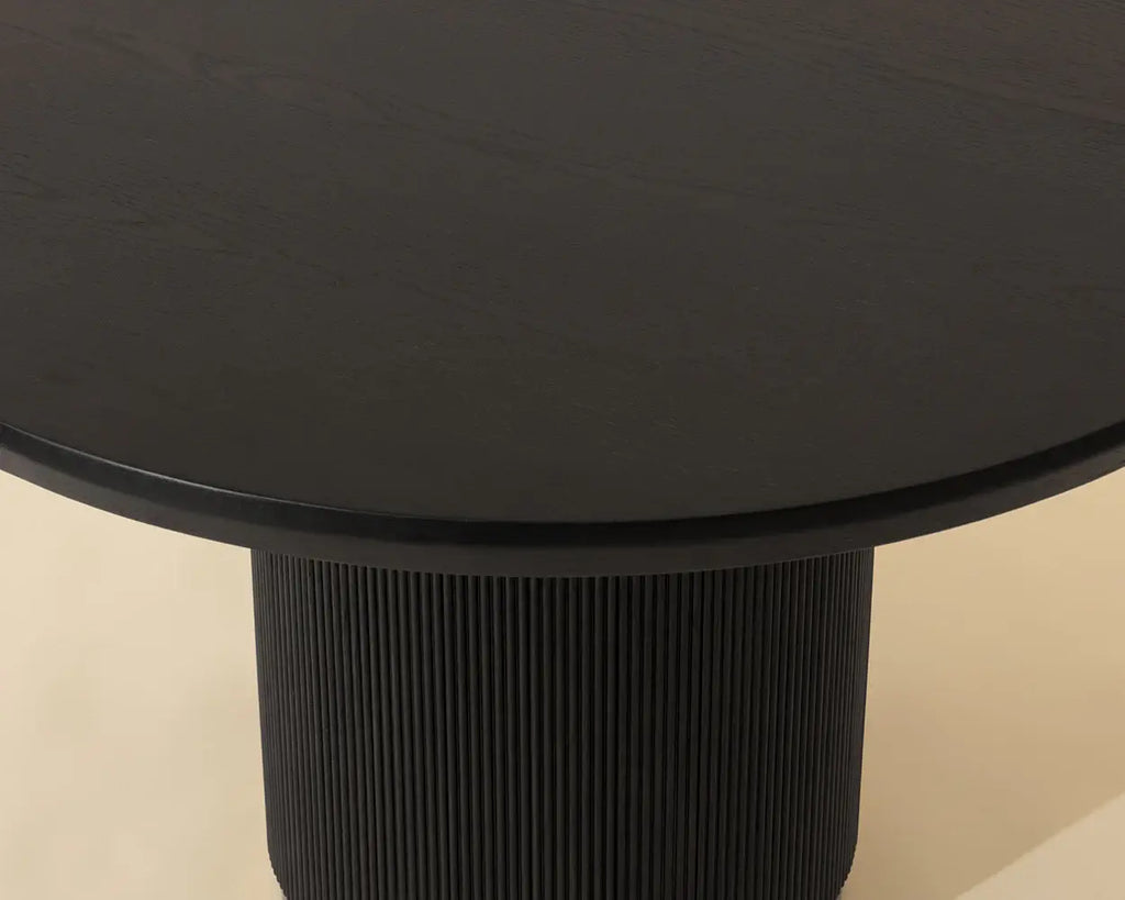 SUNPAN KALLA DINING TABLE - ROUND - CHARCOAL - 48" 112515