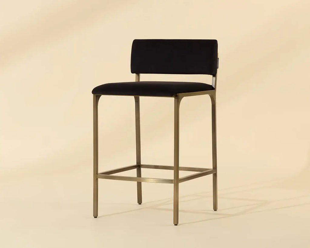 SUNPAN MORI COUNTER STOOL - ABBINGTON BLACK  112558
