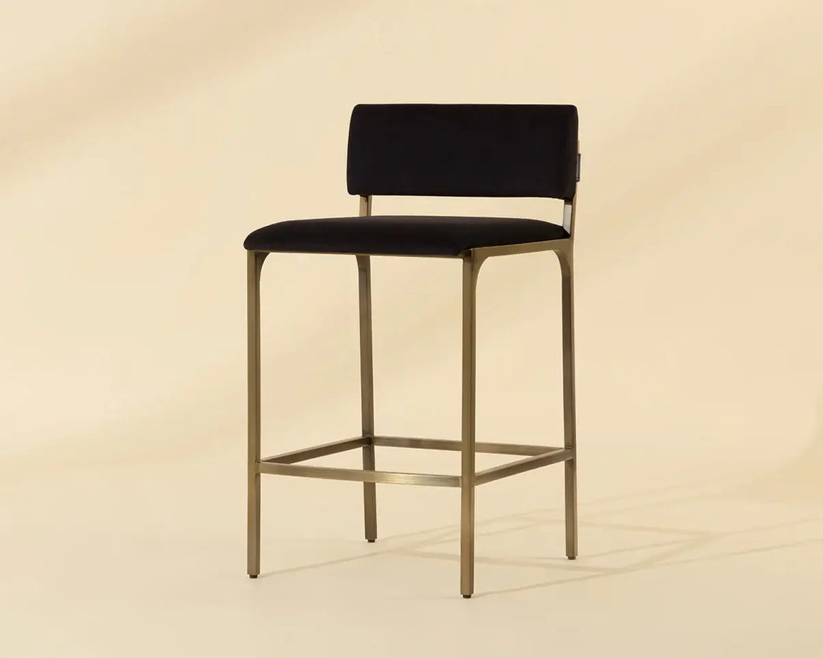 SUNPAN MORI COUNTER STOOL - ABBINGTON BLACK  112558