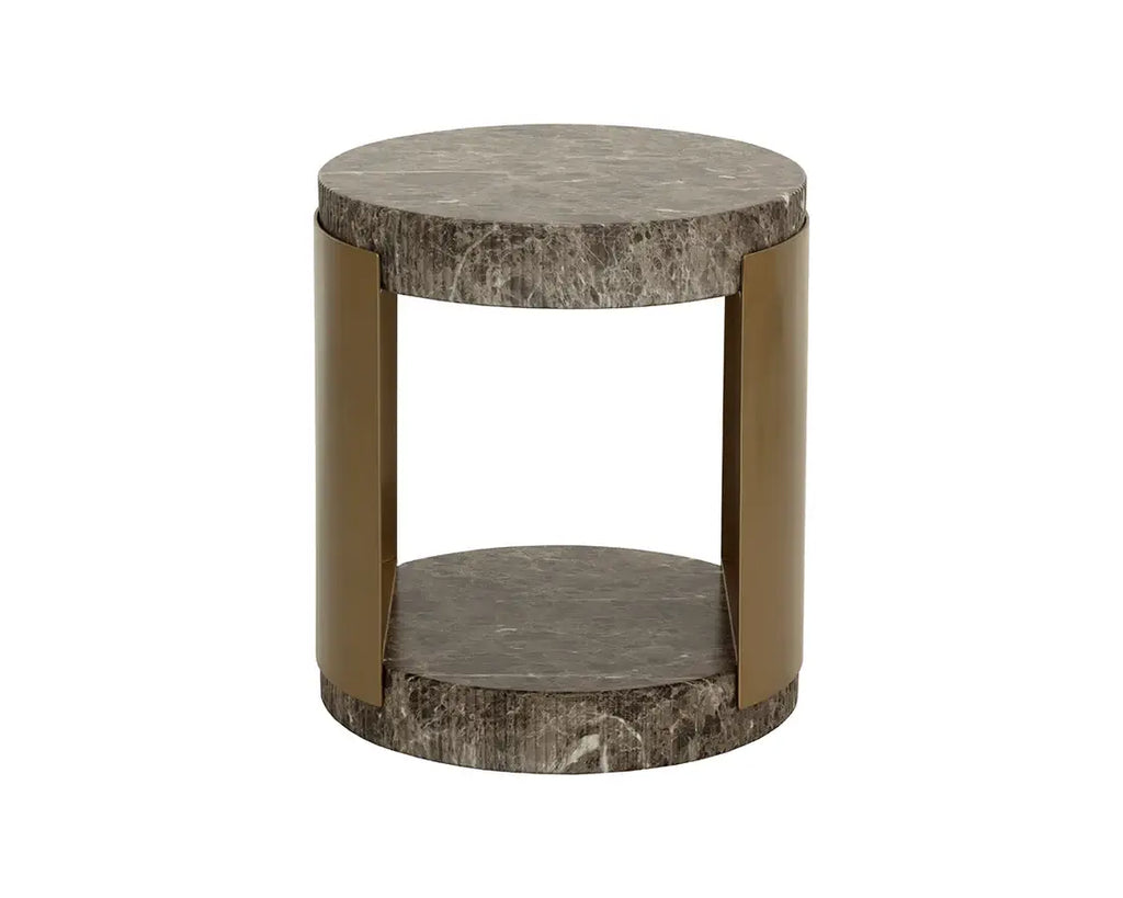 SUNPAN CAVETTE END TABLE DARK EMPERADOR 112635