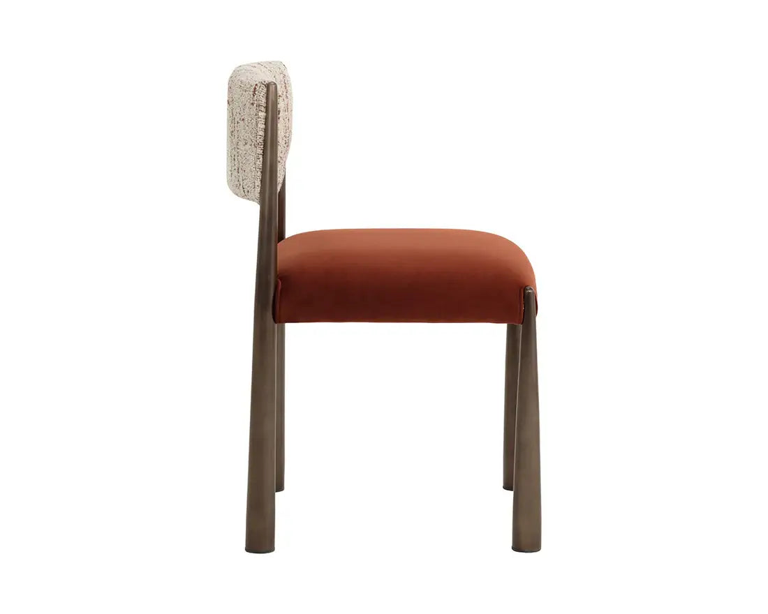 SUNPAN  BAYARD DINING CHAIR MEG RUST SET OF TWO 112687