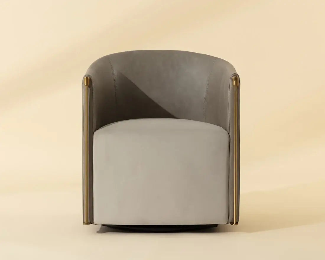 SUNPAN LEONTINE SWIVEL LOUNGE CHAIR - MEG TAUPE 112696