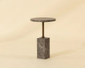 SUNPAN MIZANI END TABLE - MARBLE LOOK -  DARK EMPERADOR 112723