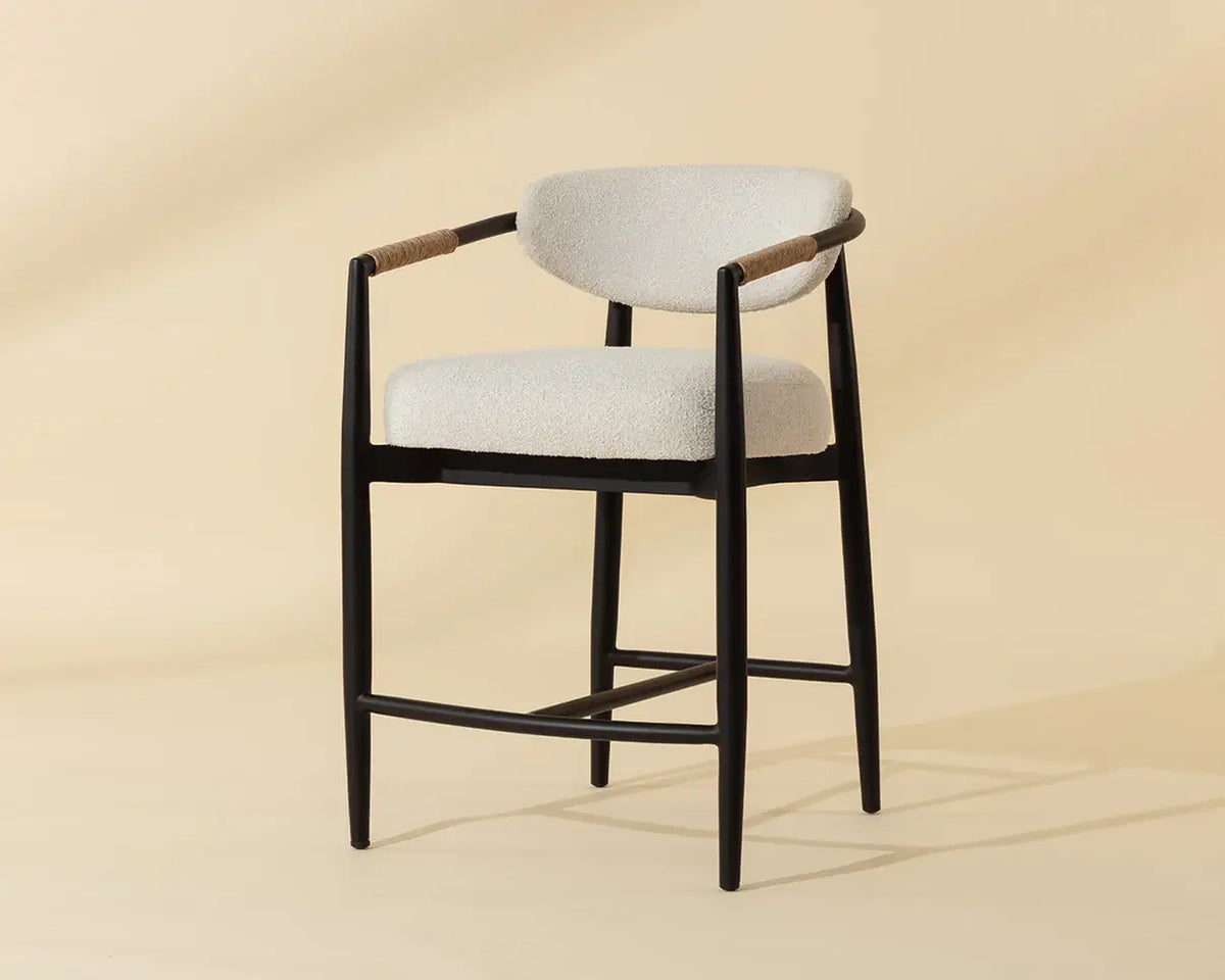 SUNPAN MARITA COUNTER STOOL - LOUIS CREAM 112728