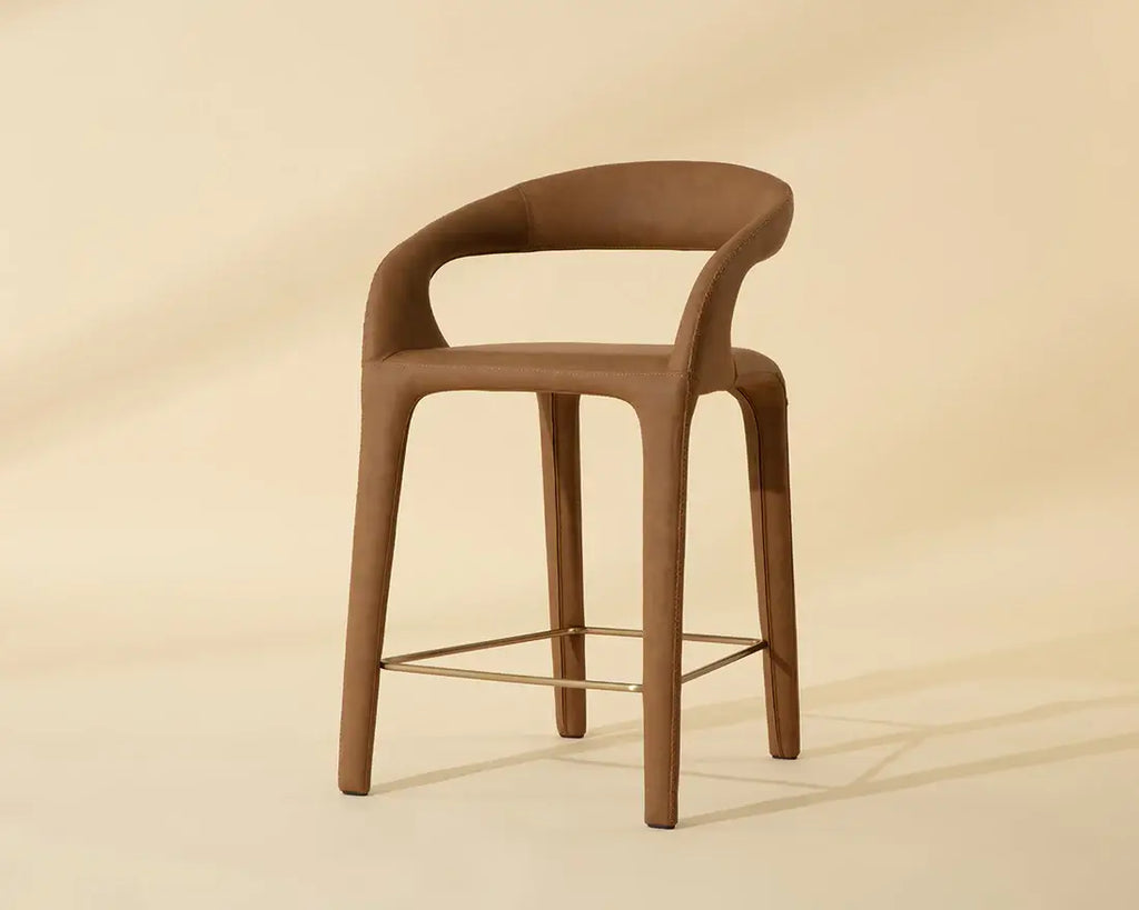 SUNPAN ATIKA COUNTER STOOL - MILLIKEN COGNAC 112761