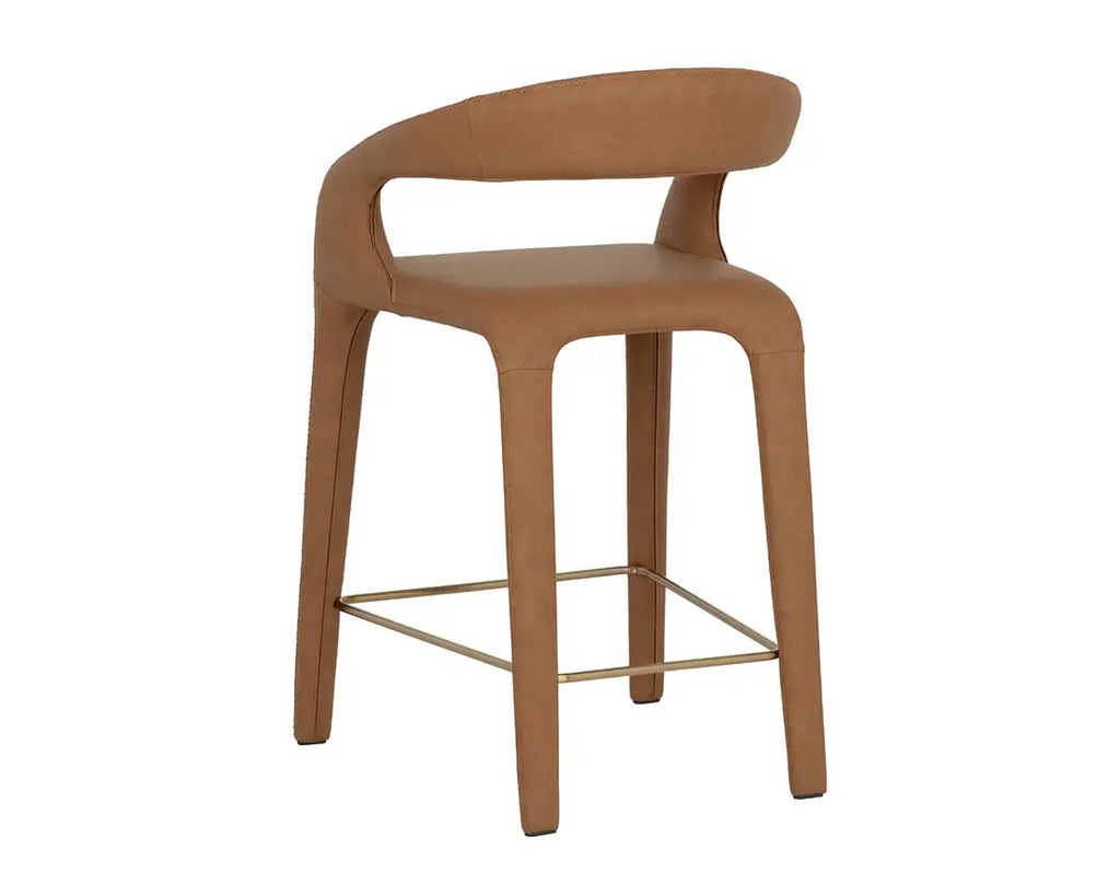 SUNPAN ATIKA COUNTER STOOL - MILLIKEN COGNAC 112761