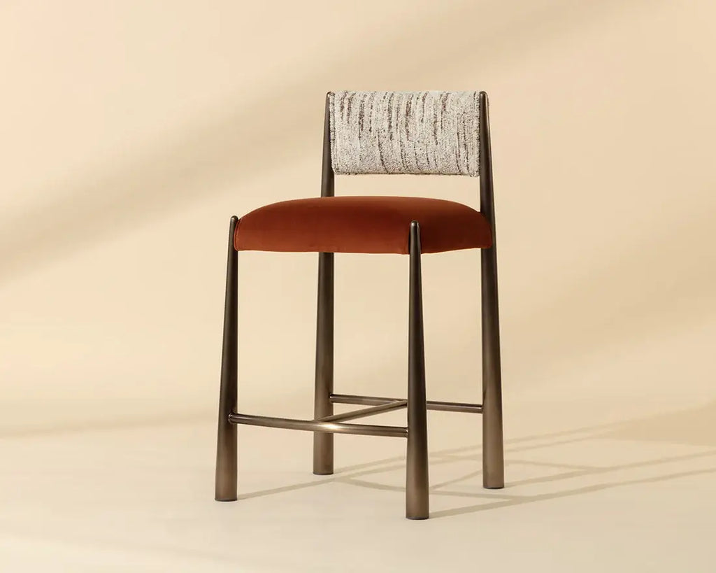 SUNPAN  BAYARD COUNTER STOOL - DARK BRONZE - MEG RUST 112803