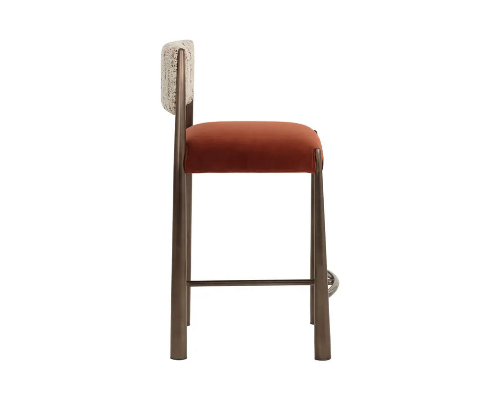 SUNPAN  BAYARD COUNTER STOOL - DARK BRONZE - MEG RUST 112803