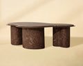 SUNPAN  ISOLA COFFEE TABLE - MARBLE LOOK - MOCHA 113321