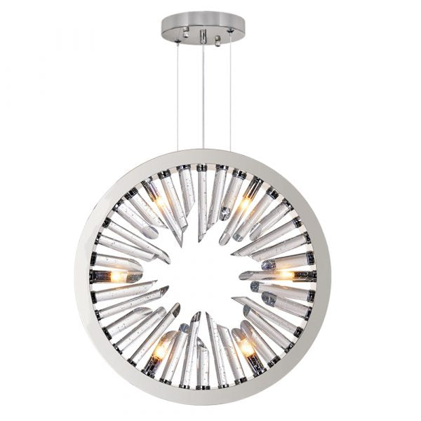 CWI LIGHTING SPIKED 6-LIGHT CHANDELIER 1142P20-6-613