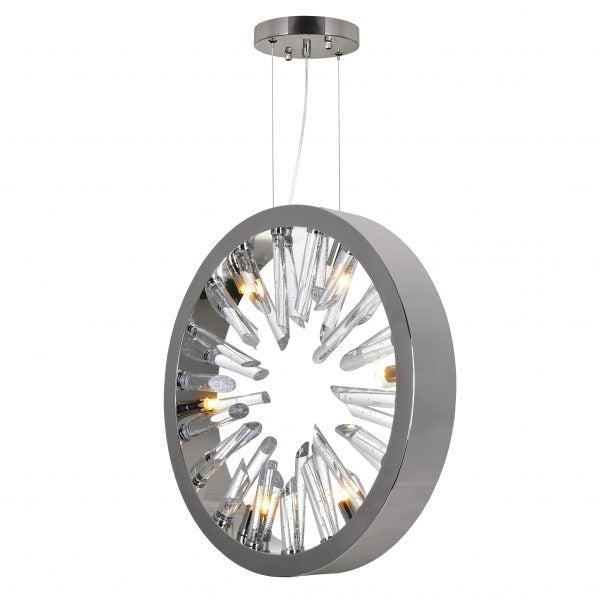 CWI LIGHTING SPIKED 6-LIGHT CHANDELIER 1142P20-6-613