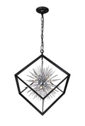 CWI LIGHTING 1178P22-6-601 STARBURST 6-LIGHT CHANDELIER