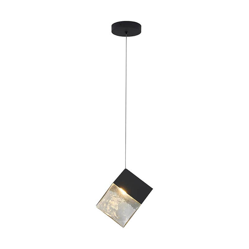 BETHEL BLACK FRAME CUBED PENDANT GL445P8BK