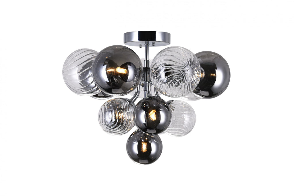 CWI LIGHTING PALLOCINO 6-LIGHT FLUSH MOUNT 1205C16-6-601