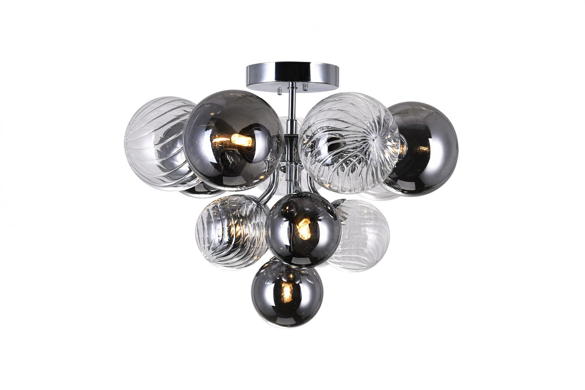 CWI LIGHTING PALLOCINO 6-LIGHT FLUSH MOUNT 1205C16-6-601