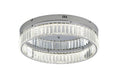 BETHEL ROUND CHROME FLUSH MOUNT GL449FM20CH