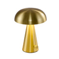 BETHEL SATIN BRASS MUSHROOM TABLE LAMP BTG103BR