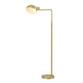 BETHEL SATIN BRASS FLOOR LAMP BTG105FBR