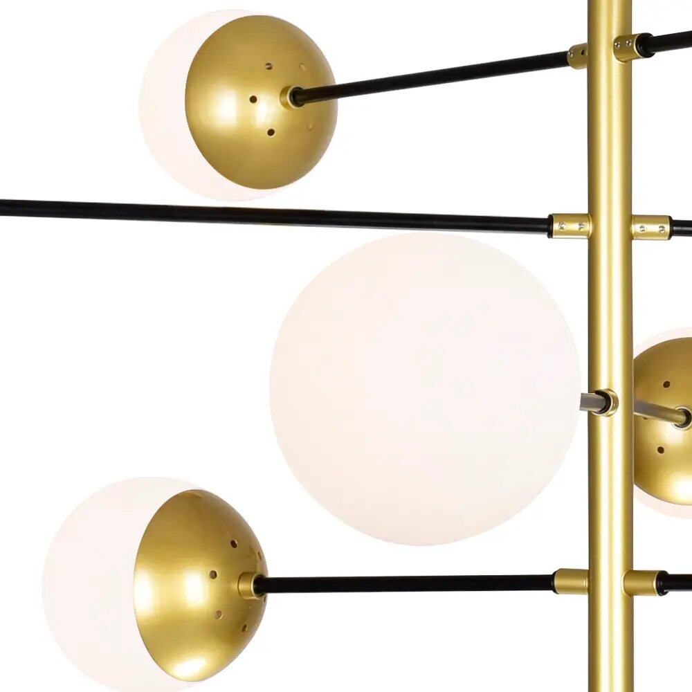 CWI LIGHTING COMPASS 10-LIGHT CHANDELIER 1226P38-10-169
