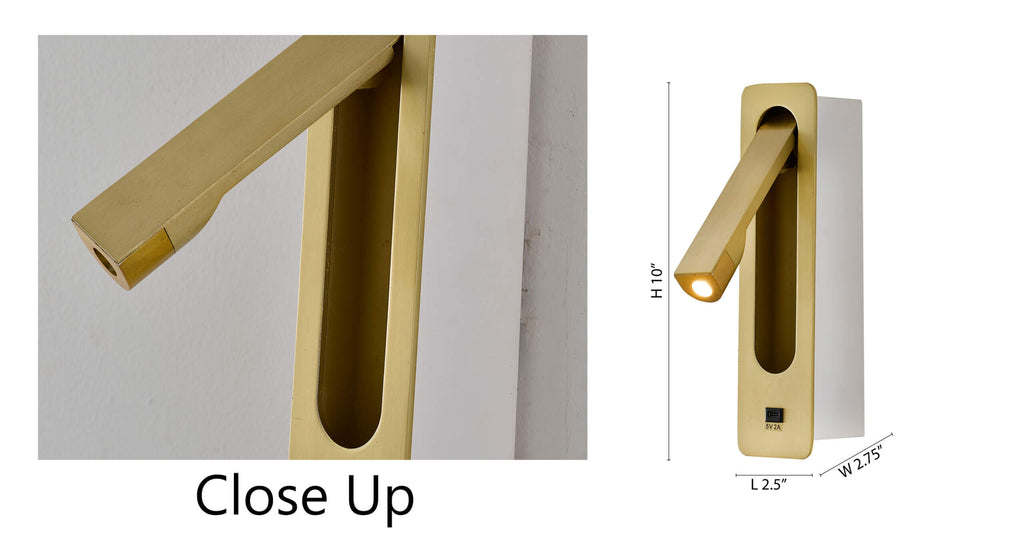 BETHEL LED WALL SCONCE BTG104BR