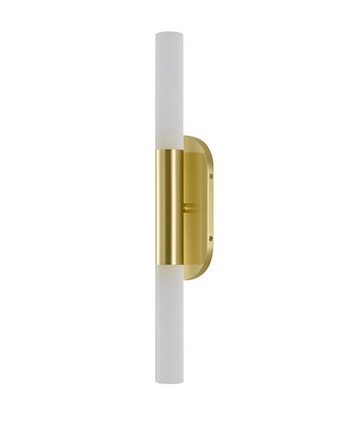 BETHEL SATIN BRASS WALL SCONCE BLT103W22BR