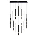 CWI LIGHTING FLUTE 14-LIGHT CHANDELIER LED 1262P32-14-101