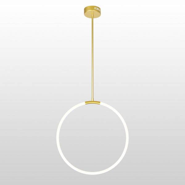 CWI LIGHTING HOOPS 1-LIGHT CHANDELIER 1273P24-1-602