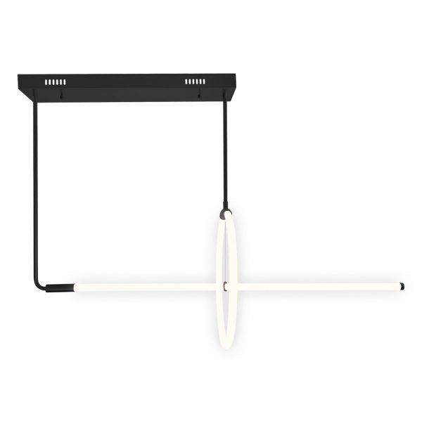 CWI LIGHTING HOOPS 2-LIGHT CHANDELIER 1273P40-2-101-RC