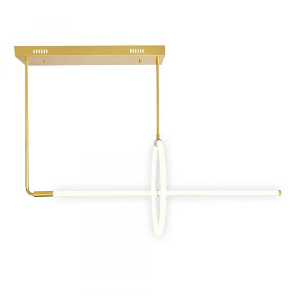 CWI LIGHTING HOOPS 2-LIGHT CHANDELIER 1273P40-2-602-RC