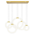 CWI LIGHTING HOOPS 5-LIGHT CHANDELIER 1273P44-5-602-RC