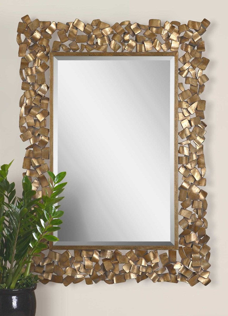 Uttermost Capulin Antique Gold Mirror 12816