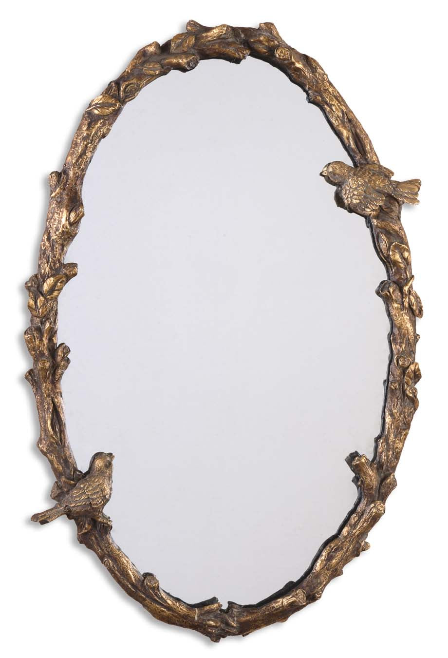 Uttermost Paza Oval Vine Gold Mirror 13575 P