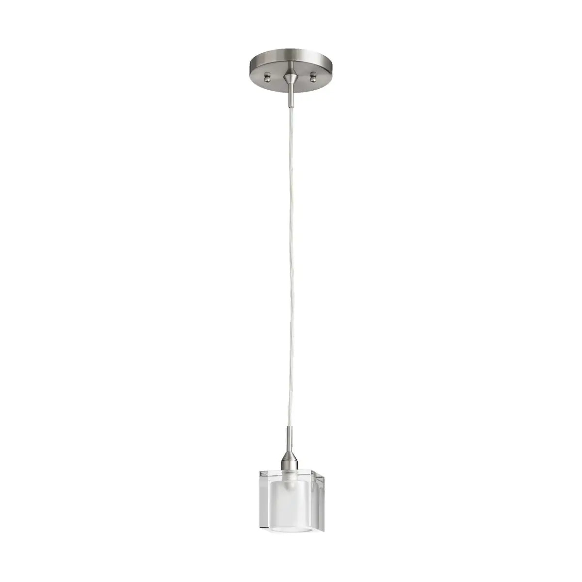 Quorum Satin Nickel Transitional Mini Pendant 1361-65