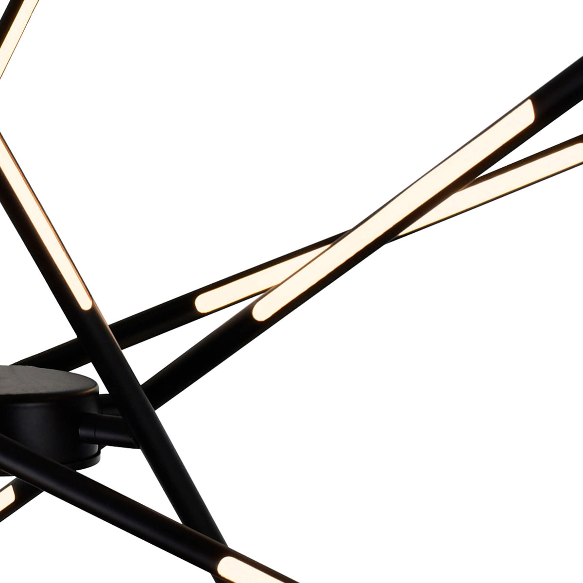 OSKIL LED INTEGRATED CHANDELIER WITH BLACK FINISH 1375P31-6-101
